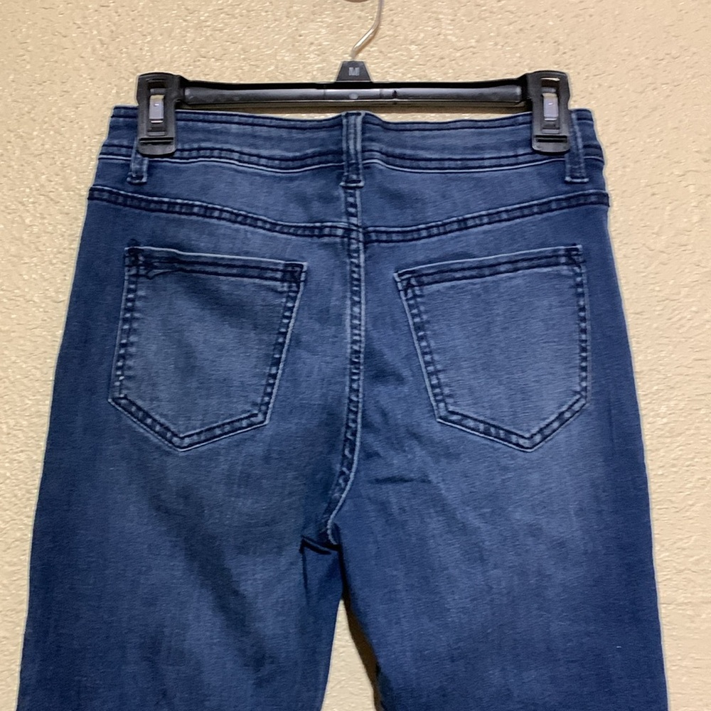 NOBO Jeans 9 Jr Blue Stretchy High Rise Skinny Cotton Polyester Spandex 4 Pocket - Picture 11 of 16